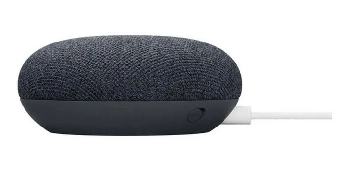 Google Nest Mini 2nd Gen con asistente virtual Google Assistant charcoal 110V/220V-1