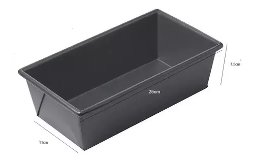Pack X4 Molde Pan Molde Para Pan De Molde Rectangular 25cm X4-110666-1
