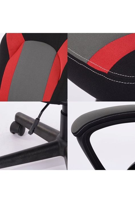Silla Gamer Atlantis Rojo-5