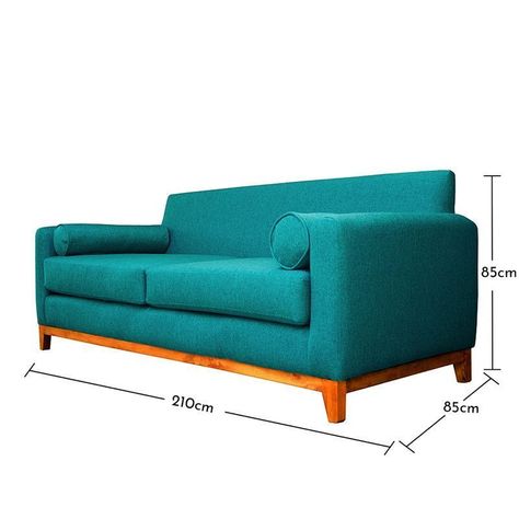 Sofá Meli Chenille Tipo Lino Turquesa 3 Cuerpos-4