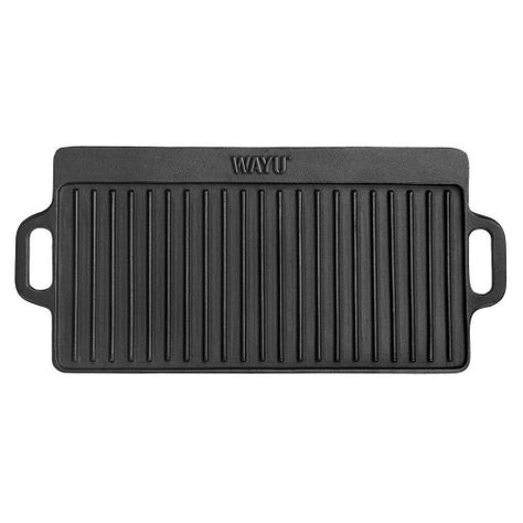 Plancha Churrasquera Reversible Hierro Fundido Wayu-0