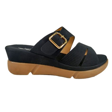 Sandalias De Verano Para Mujer 22-7 Negro-0