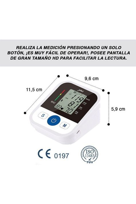 Toma Presión Digital Tensiómetro Voz Inteligente -2
