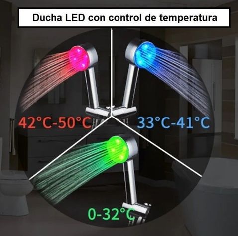 Ducha Led Con Sensor De Temperatura-4