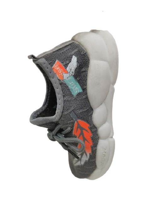 Zapatilla Deportiva Niño Gris-0