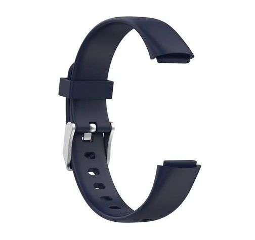 Correa Silicona Compatible Fitbit Luxe  15,4mm Azul Oscuro-1
