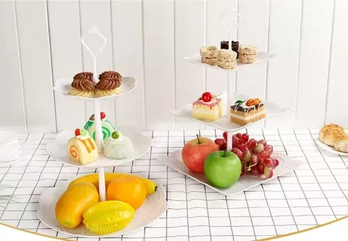Pack X4 Porta Torta Porta Cupcakes Torre Porta Cupcake : x4-119112-3