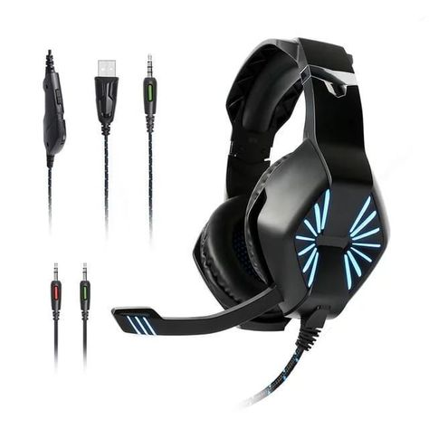 Audífonos Gamer EZRA - Luz Arcoiris-1