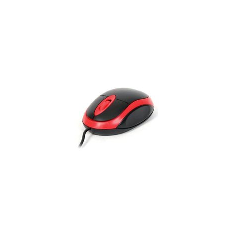 Mouse Óptico Con Conexión Usb Color Rojo - Puntostore-0