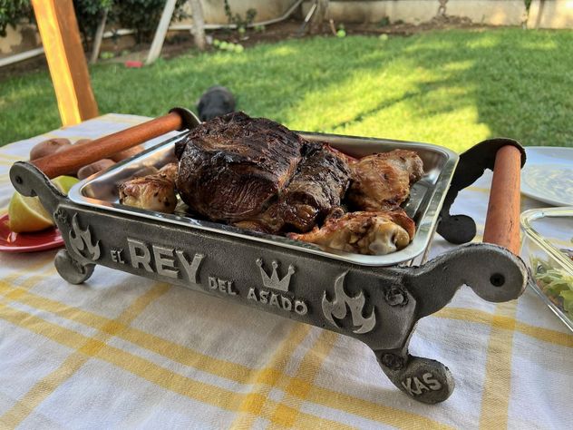 Brasero de Mesa: El Rey del Asado -1
