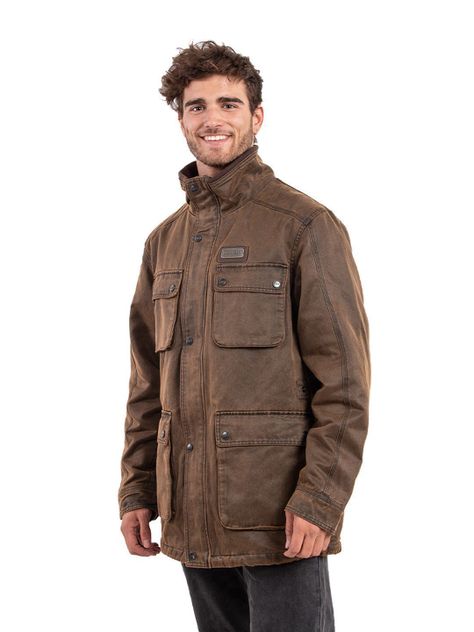 Chaqueta Cantimplora Cafe Hombre-1