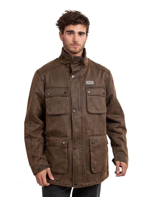 Chaqueta Cantimplora Cafe Hombre-0