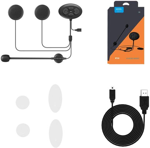 Audífonos Bluetooth manos libres, radio FM moto DK11  -3