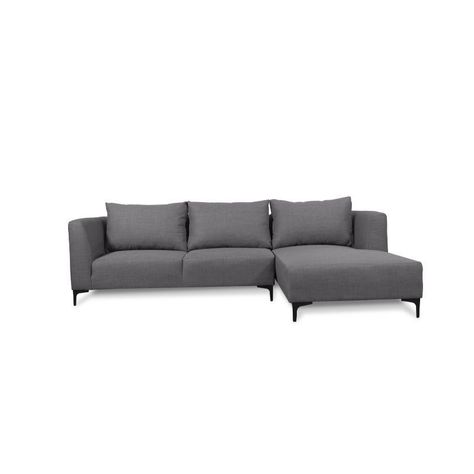 Seccional Suria Felpa Gris-0