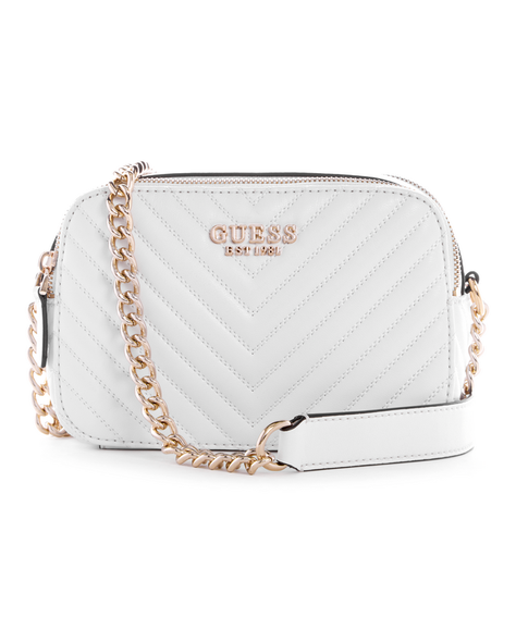 Cartera Guess Noelle Crossbody Camera Whi Blanco-0