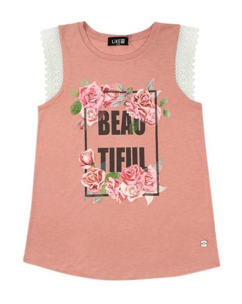 Polera Teens Niña S/Mangas Eternal Romance Ficcus-0