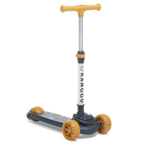 Scooter Monopatín Plegable Luz Led Niño S2 – Azul Oscuro-0