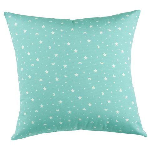 Set 4 Cojines Lona Estrellita Jade 50x50 cm-1