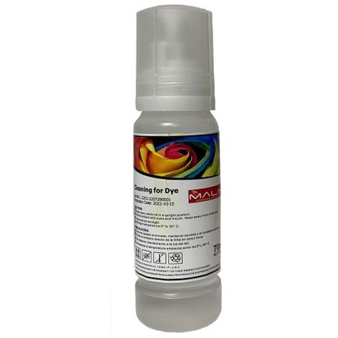 Liquido Limpia Cabezales Botella 70ml Tinta Dye-0