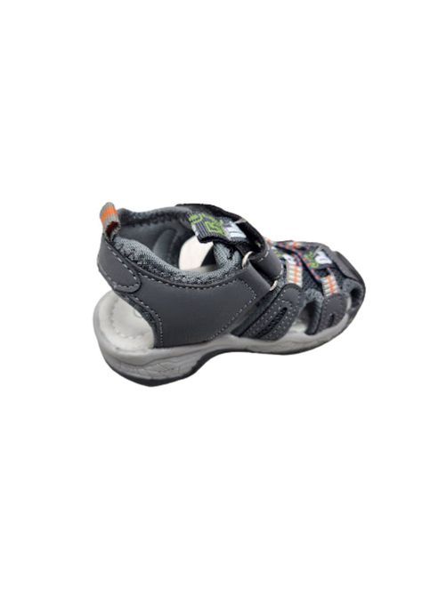 Sandalia Niño Gris Velcro-1