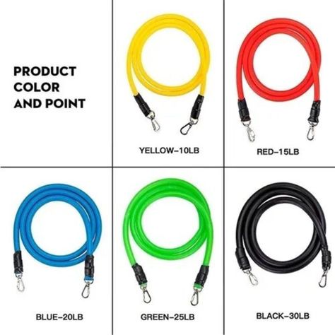 Set Bandas Elasticas Tubos 11 Piezas-1