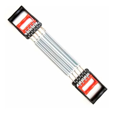 Extensor Con Manijas Pecho Brazos 5 Resortes Fitness-0