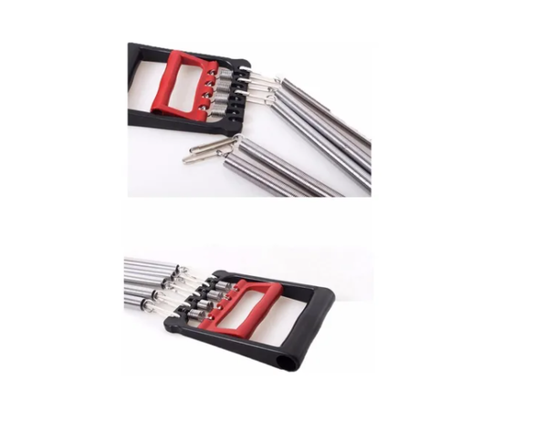 Extensor Con Manijas Pecho Brazos 5 Resortes Fitness-2