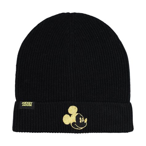 Gorro de Lana Mujer Mickey Happy Negro Disney-0