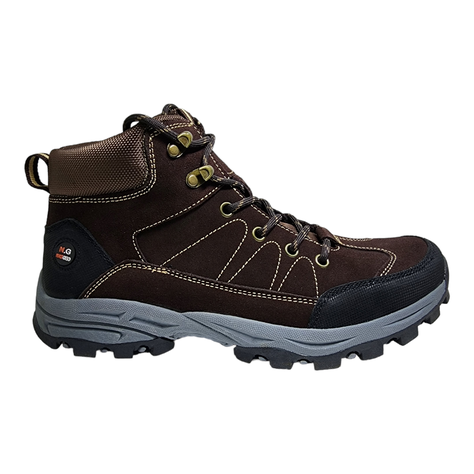 Zapatilla Hombre Caña Natgeo Café y Negro-4