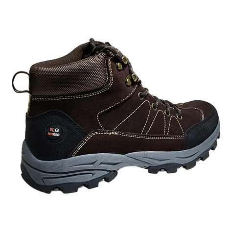 Zapatilla Hombre Caña Natgeo Café y Negro-2