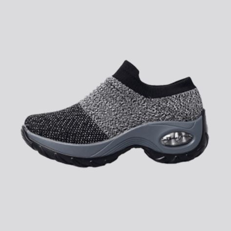 Zapatillas Mujer Cojín De Aire Ortopédicas Deportivas Gris-0