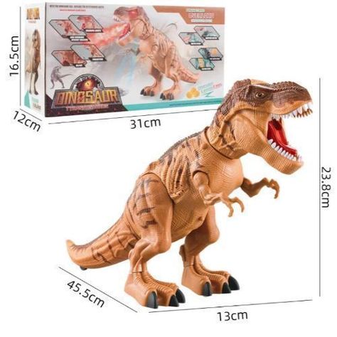 TIRANOSAURIO DE JUGUETE REX CON VAPOR ETC-2