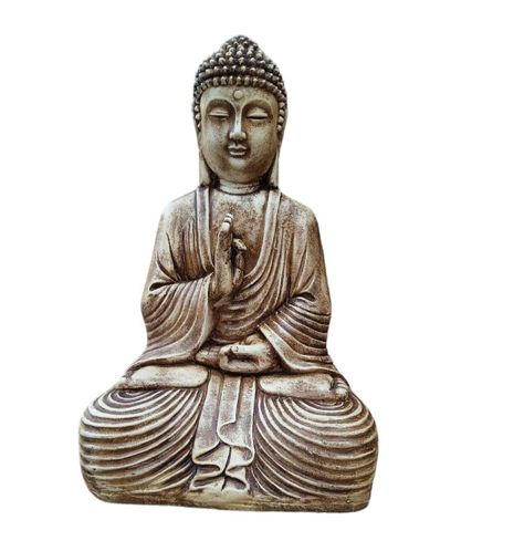Buda Iluminado Vitarka Mudra Aged Line-0