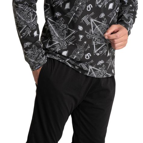 Pijama Algodón Hombre Invierno HARRY POTTER C2 Top-2