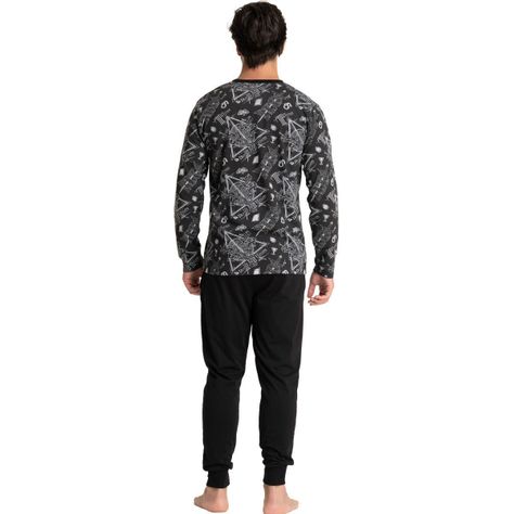 Pijama Algodón Hombre Invierno HARRY POTTER C2 Top-1