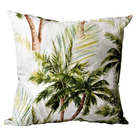Set 4 Cojines Lona Palm Beach 50x50 cm Verde-2