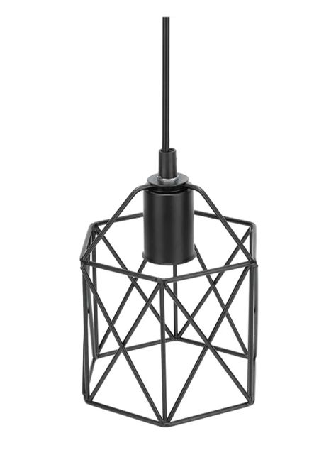 lampara colgante vintage tipo farol -0
