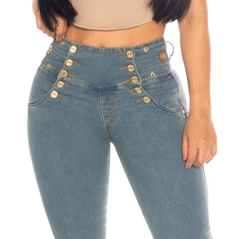 Jeans Colombiano Levanta Cola 14411 Cheviotto-2