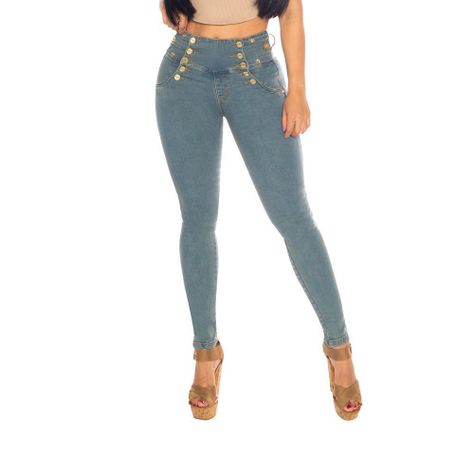 Jeans Colombiano Levanta Cola 14411 Cheviotto-0