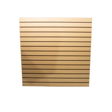 Panel ranurado 122cm x 122 cm Café Claro-0