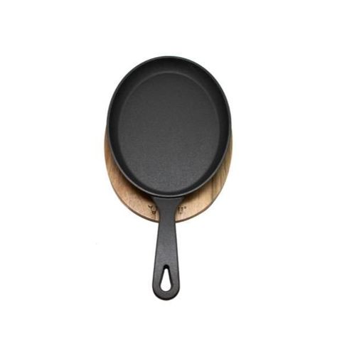 SARTEN IRON CAST BASE MADERA WAYU-1