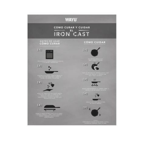 SARTEN 24 cm IRON CAST HONEYCOMB WAYU-3