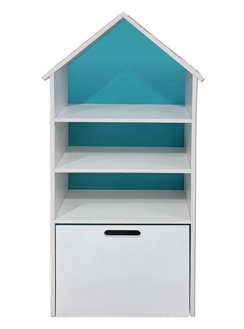 Juguetero Repisa Casa Infantil Calipso Blanca Montessori-0