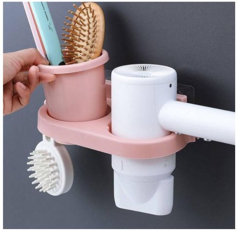 SOPORTE SECADOR DE PELO CON VASO-2