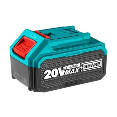 Batería De Litio-ion 20v (4.0ah) Total Tfbli2002-0