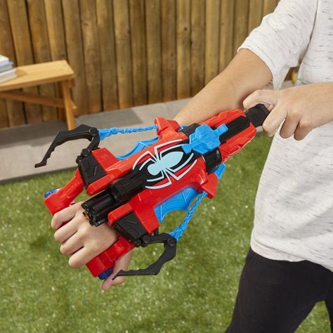 Lanzador Nerf Spider-Man dardos y agua-6
