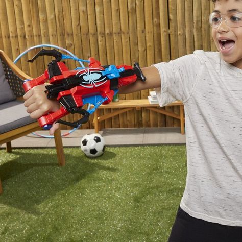Lanzador Nerf Spider-Man dardos y agua-4