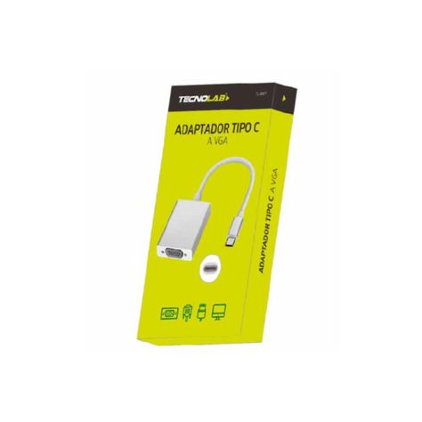 Adaptador USB Tipo C 3.1 A VGA 1080P Tecnolab-1
