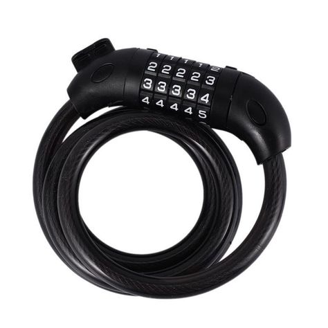 Candado Para Bicicleta o de  Moto Con Clave Seguridad -0
