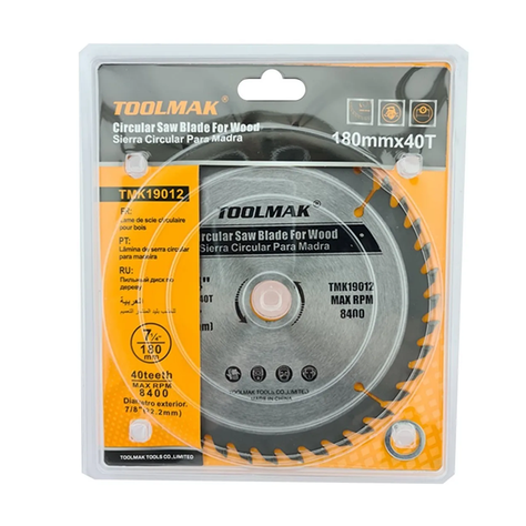 Disco Sierra Circular 7 1/4 PulG 40 Dientes Tmk-1